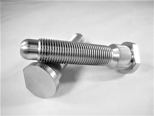 1/2"-20 x 2.15" Knurled Wheel Stud (5/8")