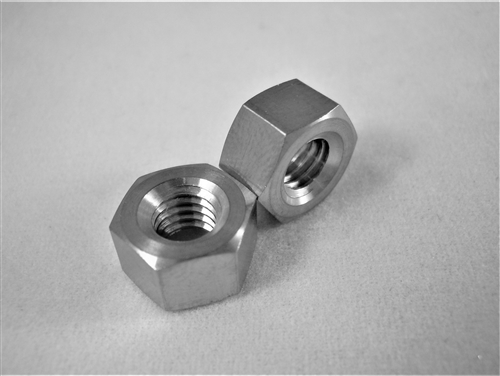 #12-28 UNF Fine Thread Ti Hex Nut
