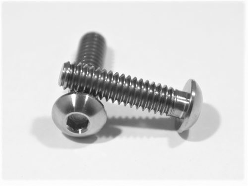 1/4"-20 x 1" Button-Head Socket Screw