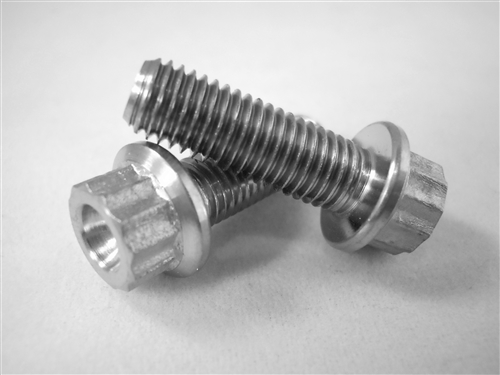 1/4"-28 x 3/4" 12 Pt. Ultra-Light Flange Bolt