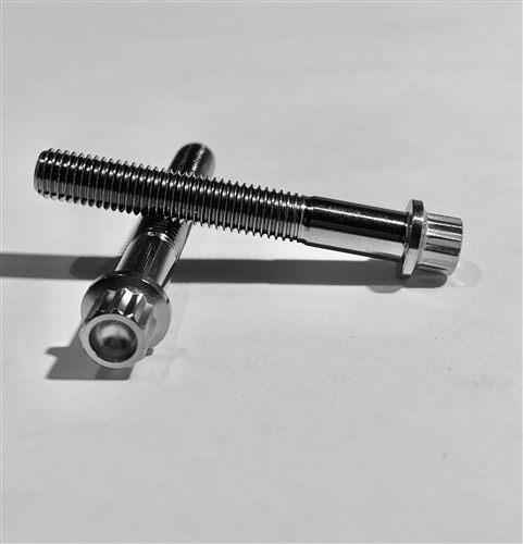 1/4-28 X 1-3/4", 12 Point Ultra-Light Hex-Flange Bolt