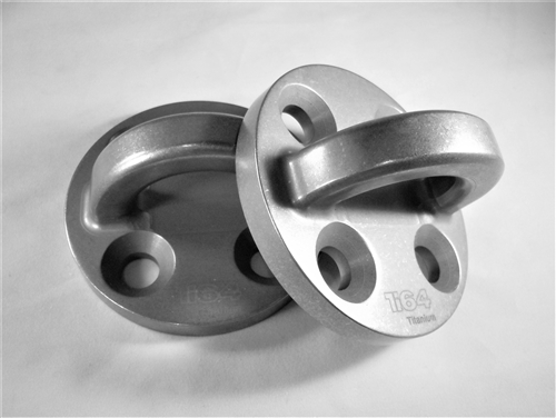 95mm Titanium Pad Eye, Matte Finish