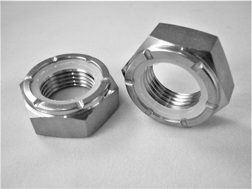 5/8"-18 Hex Nylon Insert Lock Nut, Half Height