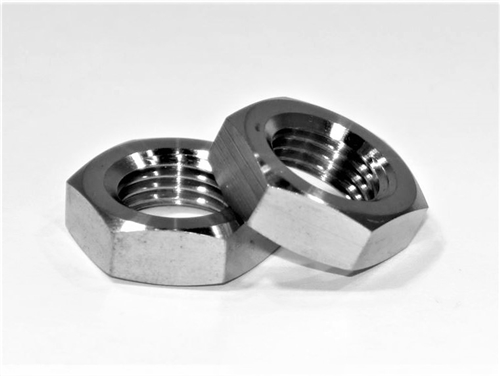 1/2"-20 UNF Ti Hex Jam Nut
