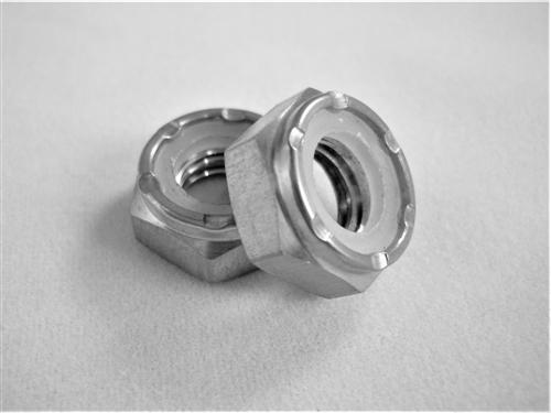 5/16"-18 Hex Nylon Insert Lock Nut , 1/2 Height