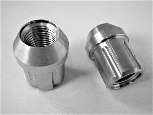 M12-1.25 Lug Nut, 6-Pt Spline, 60 Deg. Tapered Seat