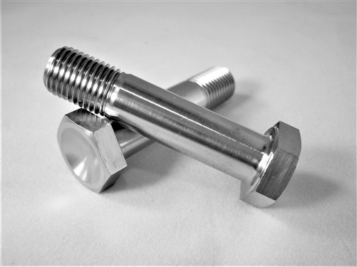 3/8"-24 x 1-5/8" Hex Head Bolt with 1/2" Thread