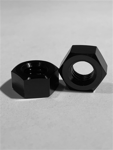 5/16"-18 UNC Coarse Thread Ti Hex Nut, PVD Black