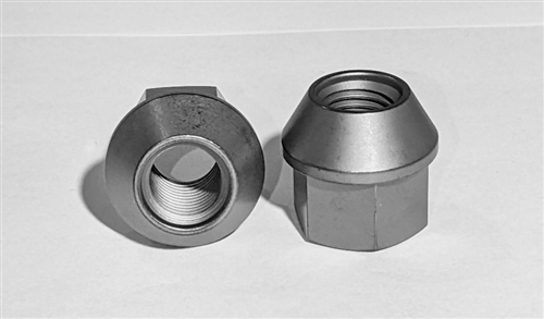 M12-1.5 Flanged Lug Nut with Tungsten Disulfide Coating