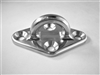 Semi-Circular Diamond Pad Eye - Mirror Polish Finish