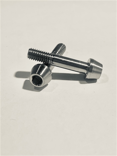 M5-0.8 x 25mm Tapered Socket Head Screw With 10mm Thread