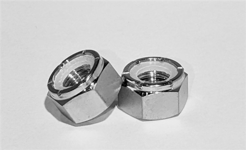 M8-1.0 Hex Nylon Insert Lock Nut