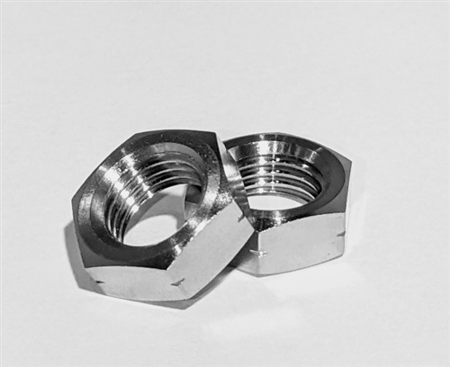 7/16"-20 Ti Hex LH Jam Nut