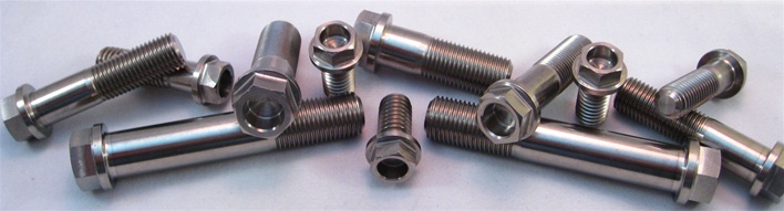 Details about   Titanium Ti Screw M10x30-100mm Outer Hexagon Flange Head pitch1.25mm Fastener 
